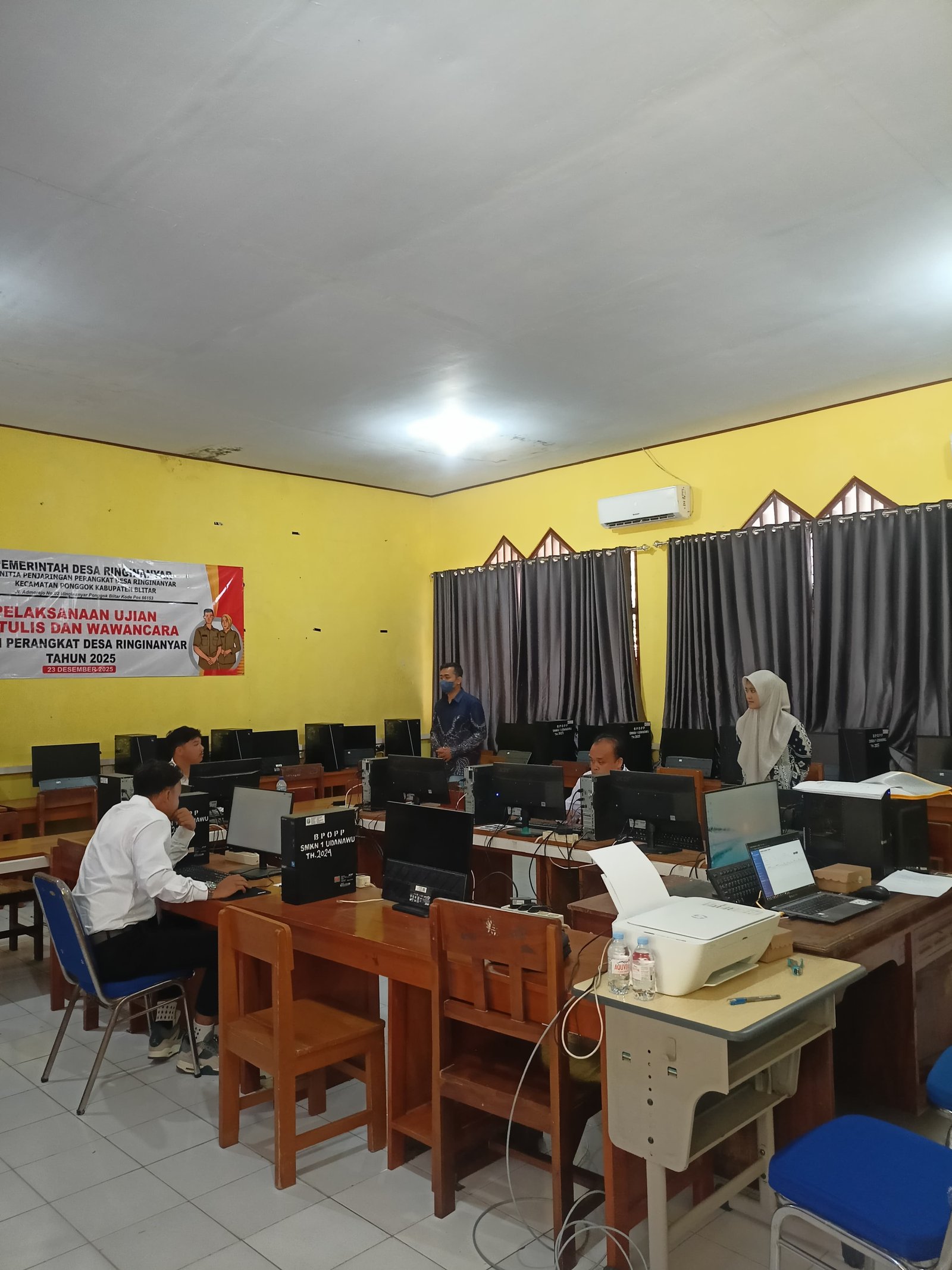 Ujian Perangkat Desa di Kabupaten Blitar