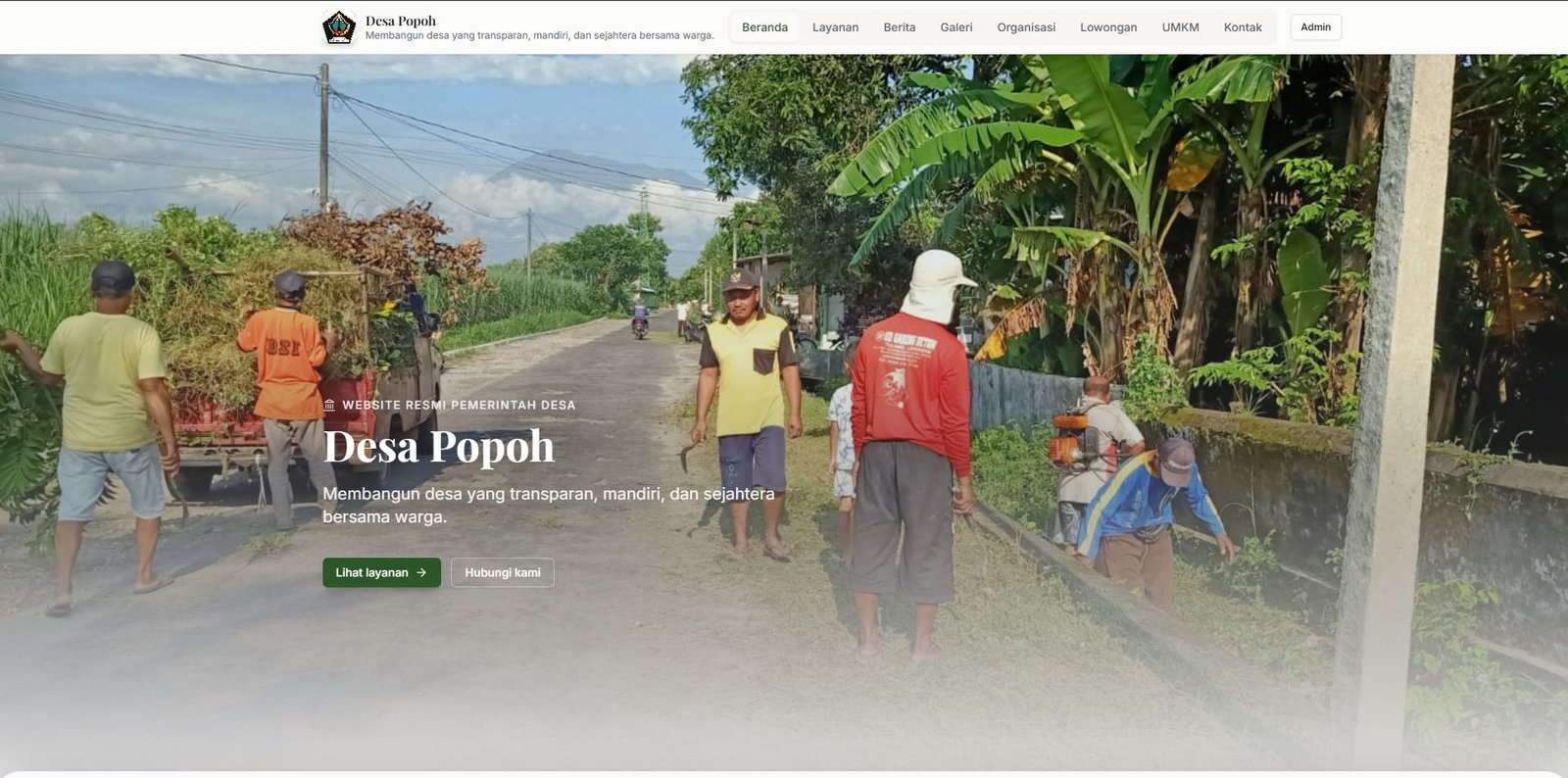 Website - Desa Popoh